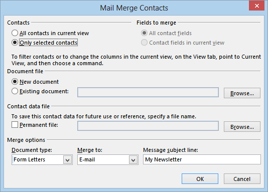 outlook 2016 mailmerge for mac